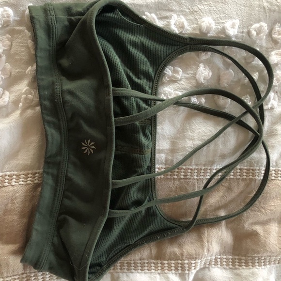 Olive green athleta sports bra - Picture 2 of 2